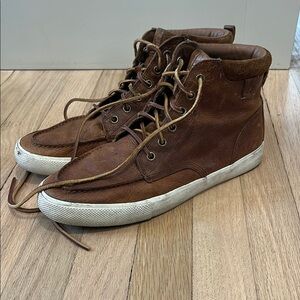 Polo Ralph Lauren Tedd Leather High-Top Sneakers